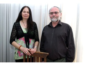 Jo Berry and Pat Magee Photo: Ofer Amram